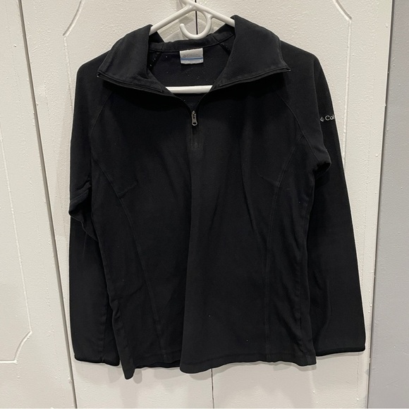 Columbia Black Lightweight Fleece Jacket - Picture 1 of 9
